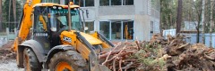 Расчистка участка в Элисте